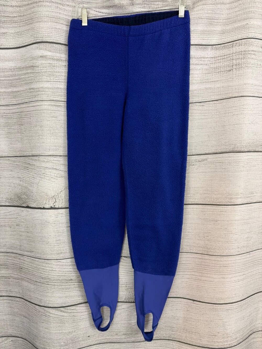 Patagonia Vintage Synchilla Blue Fleece Stirrup Pants Size M
